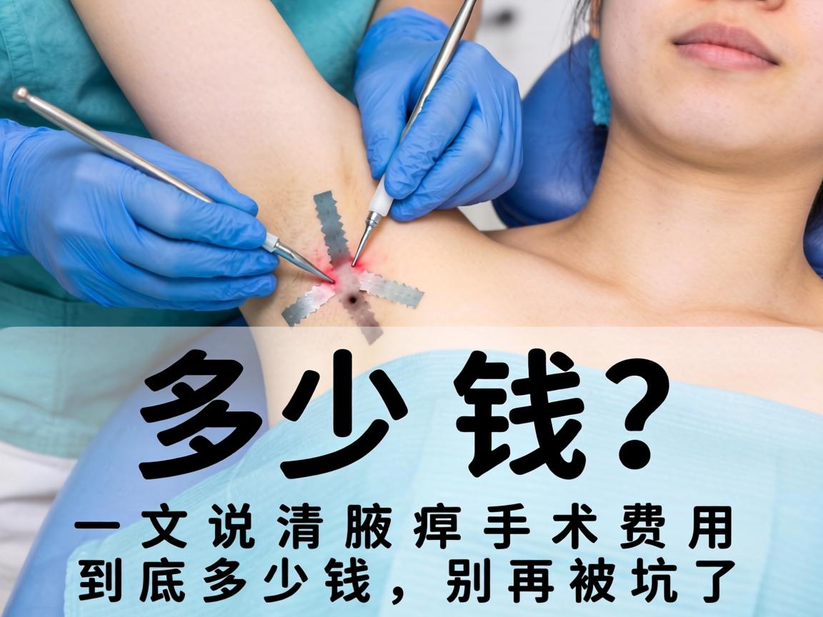 腋臭手术多少钱？一文说清腋臭手术费用到底多少钱，别再被坑了