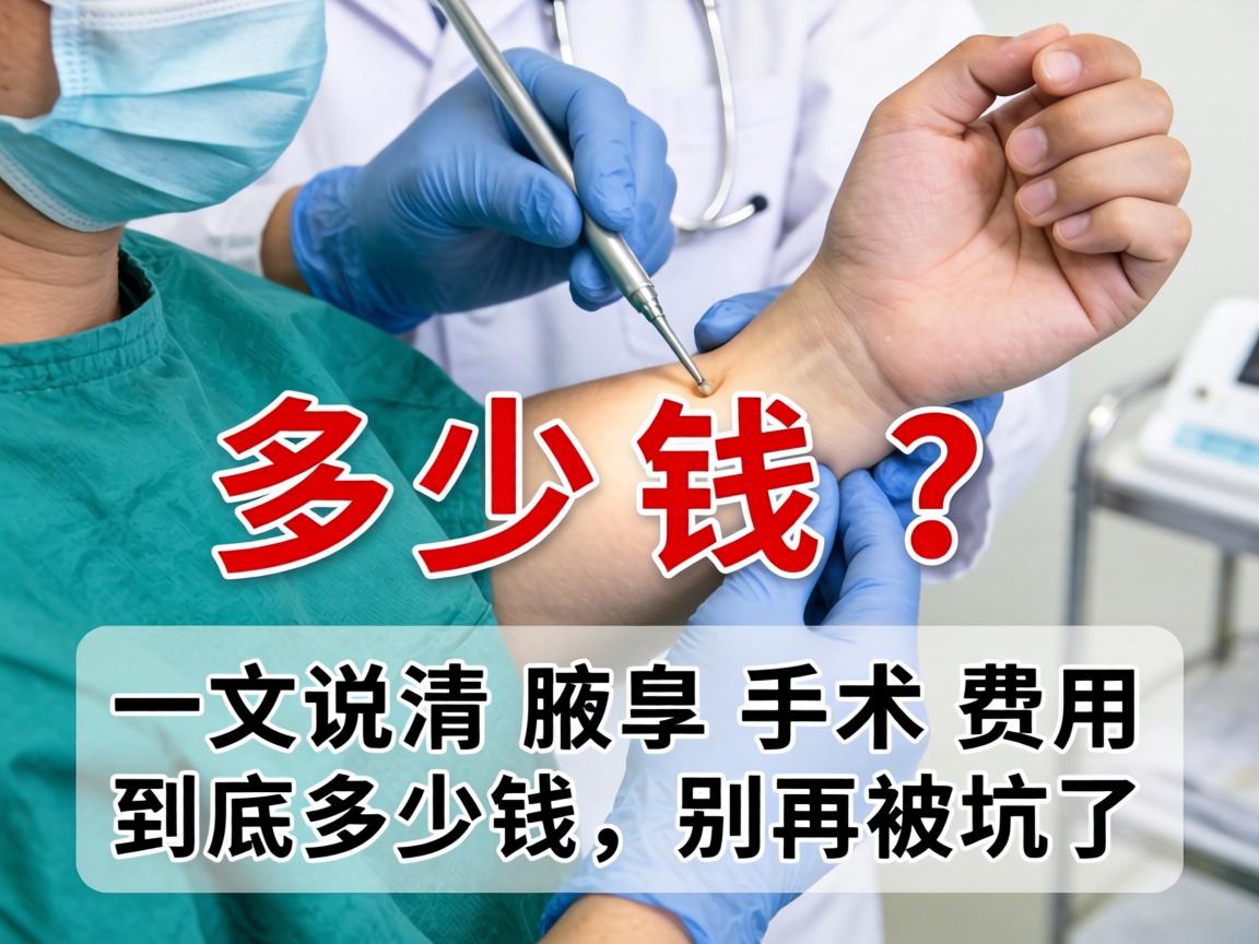 腋臭手术多少钱？一文说清腋臭手术费用到底多少钱，别再被坑了