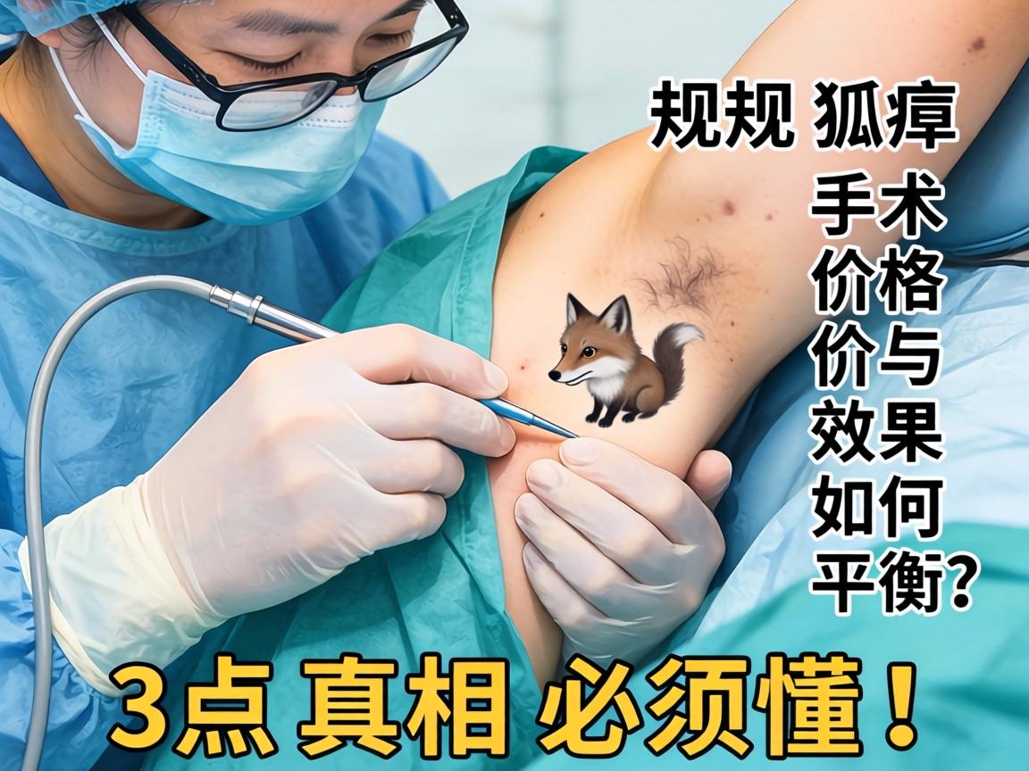 正规医院狐臭手术价格，狐臭手术价格与效果如何平衡？这3点真相必须懂！
