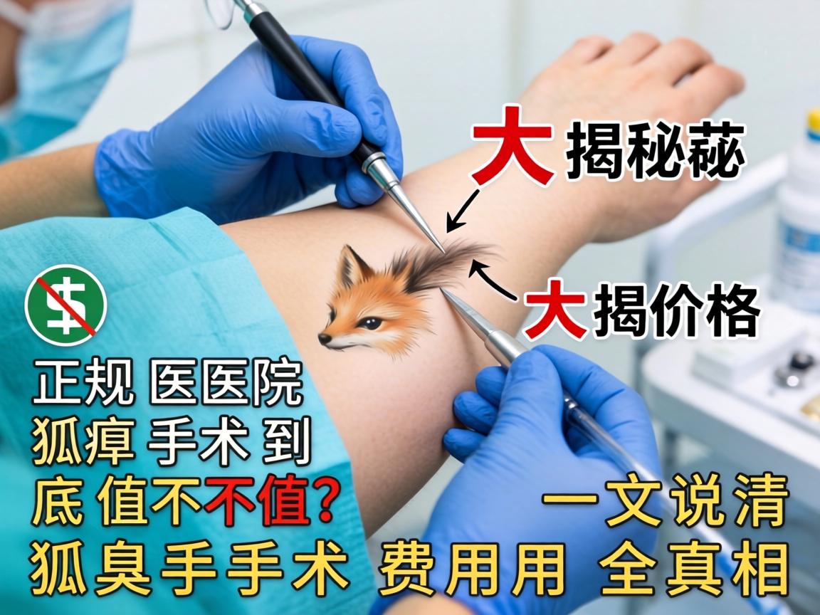 狐臭手术价格大揭秘，正规医院狐臭手术到底值不值？一文说清狐臭手术费用全真相