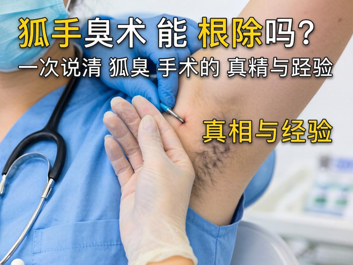 狐臭手术能根除吗？一次说清狐臭手术的真相与经验