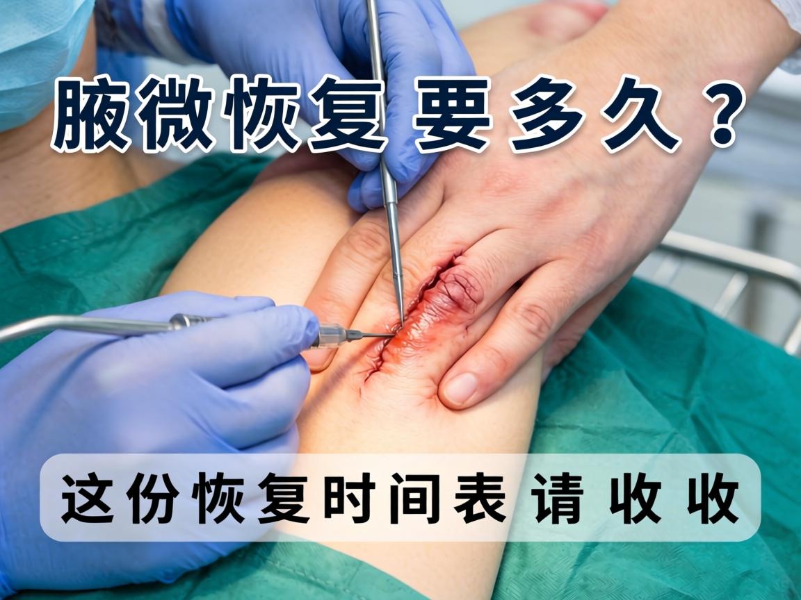 腋臭微创手术恢复要多久？这份恢复时间表请收好