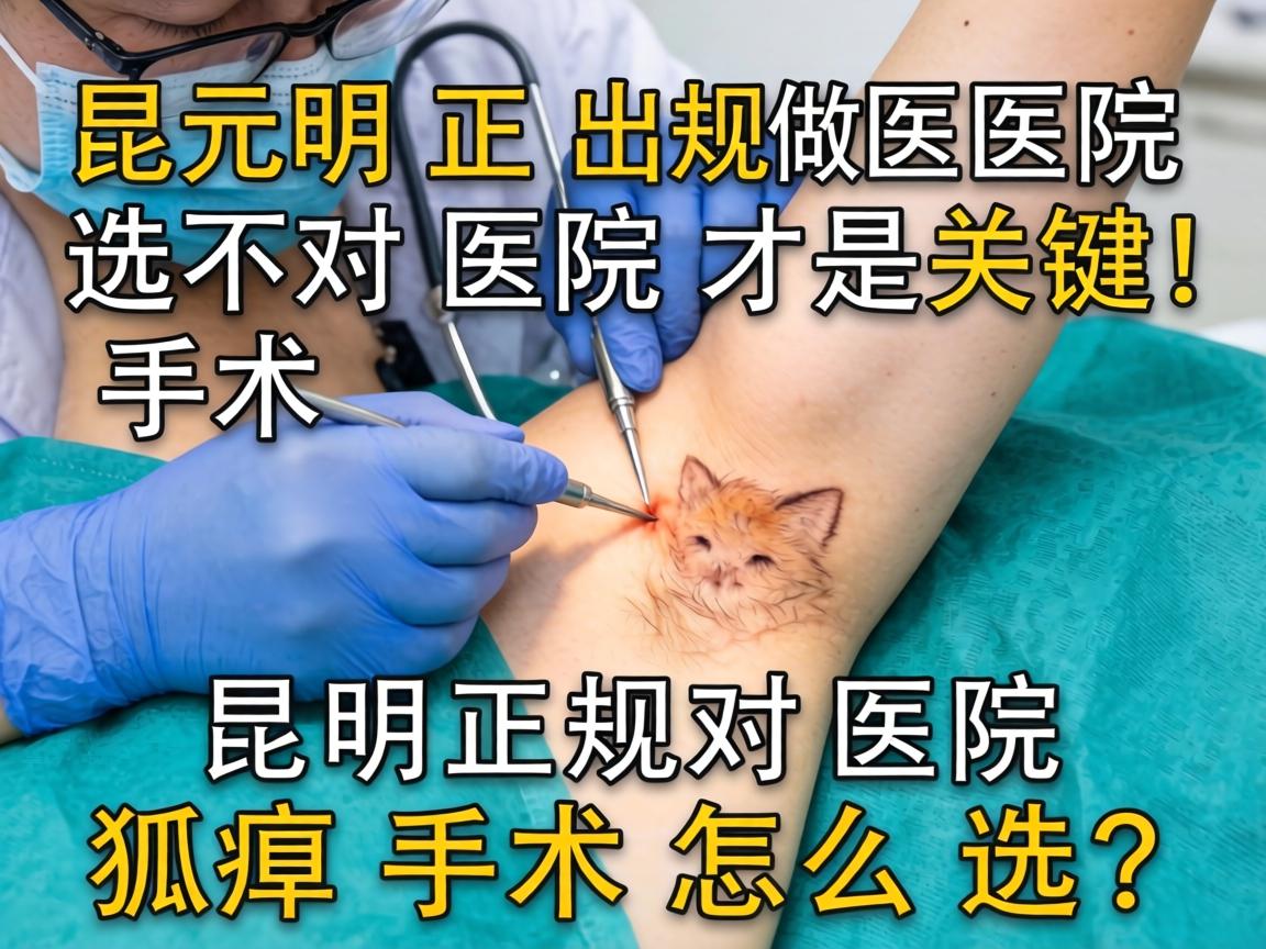 昆明正规医院做狐臭手术，选对医院才是关键！昆明正规医院狐臭手术怎么选？