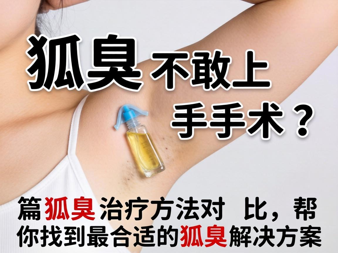 狐臭不敢手术？这篇狐臭治疗方法对比，帮你找到最合适的狐臭解决方案
