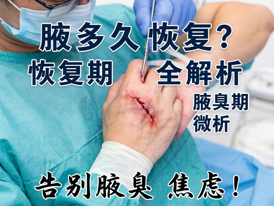 腋臭微创手术多久恢复？恢复期全解析，告别腋臭焦虑！