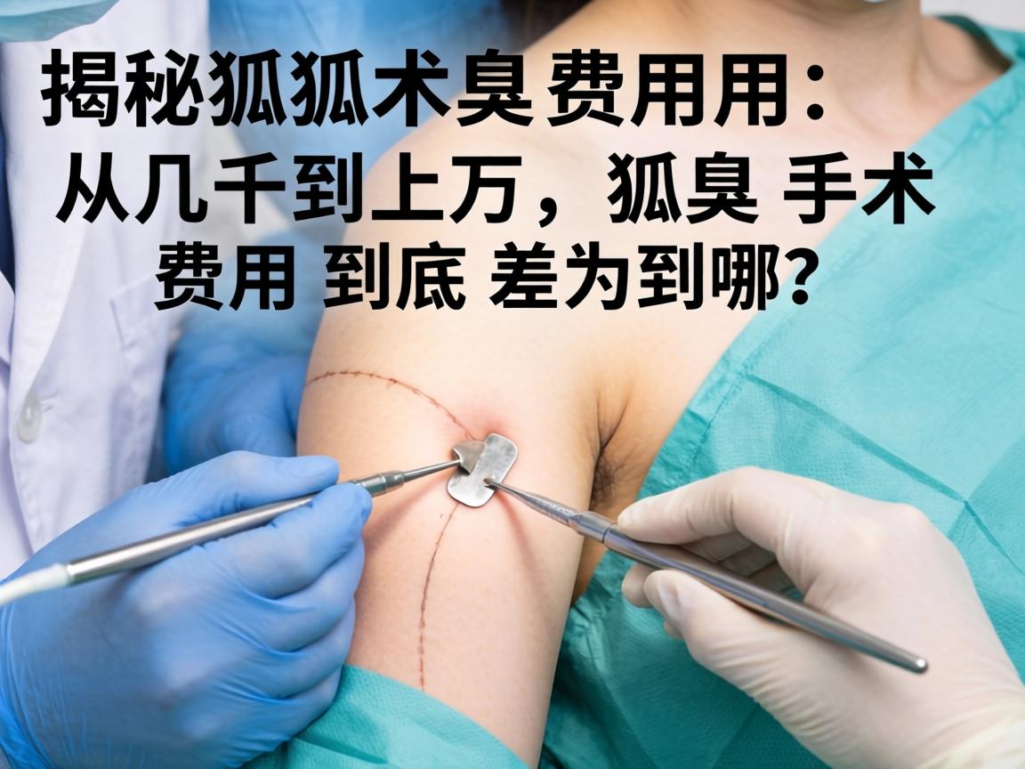 揭秘狐臭手术费用，从几千到上万，狐臭手术费用到底差在哪？