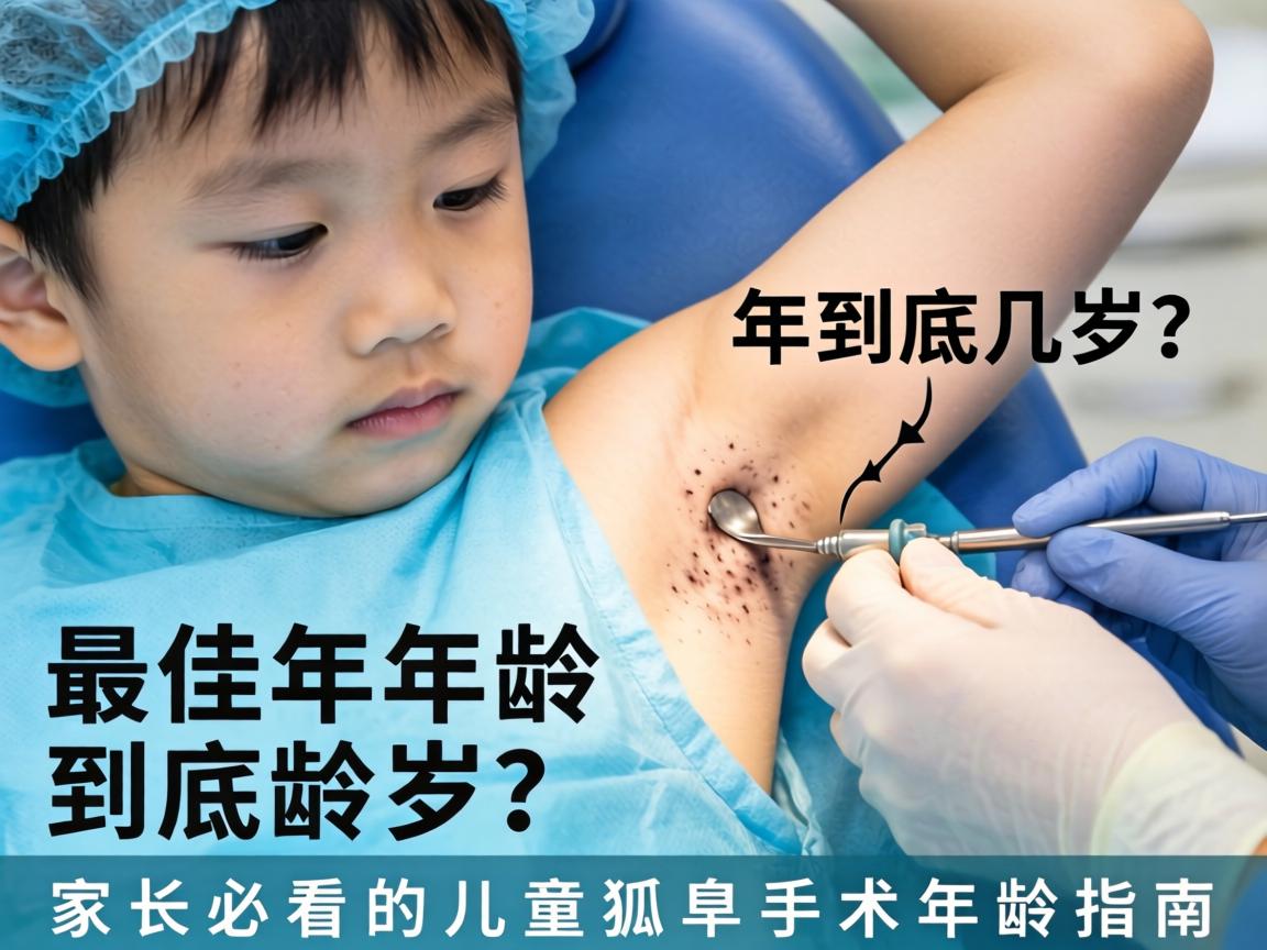 孩子狐臭手术，最佳年龄到底几岁？家长必看的儿童狐臭手术年龄指南