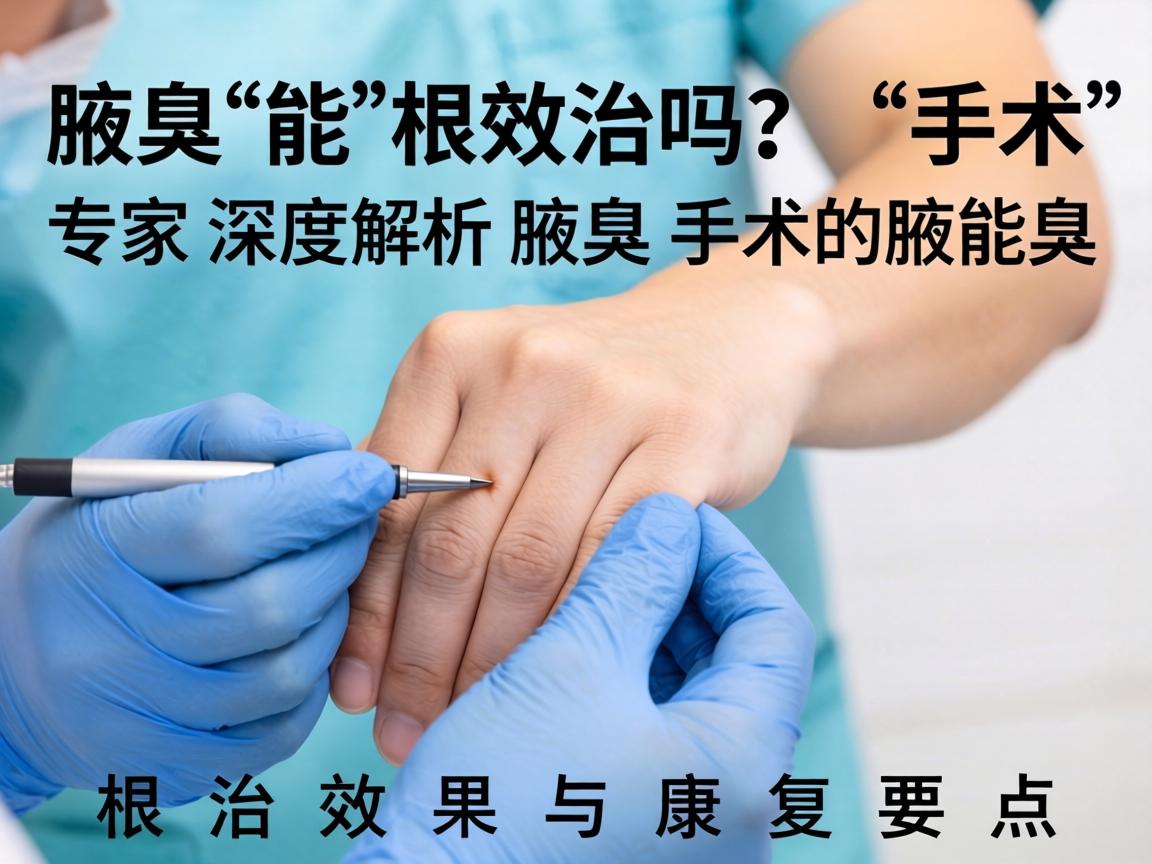 腋臭手术能根治吗？专家深度解析腋臭手术的根治效果与康复要点