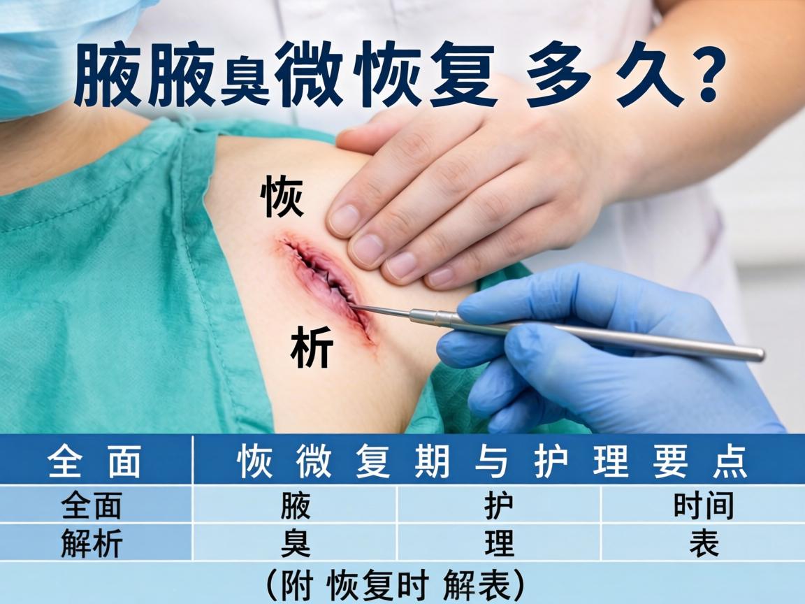 腋臭微创手术恢复多久？全面解析恢复期与护理要点（附恢复时间表）