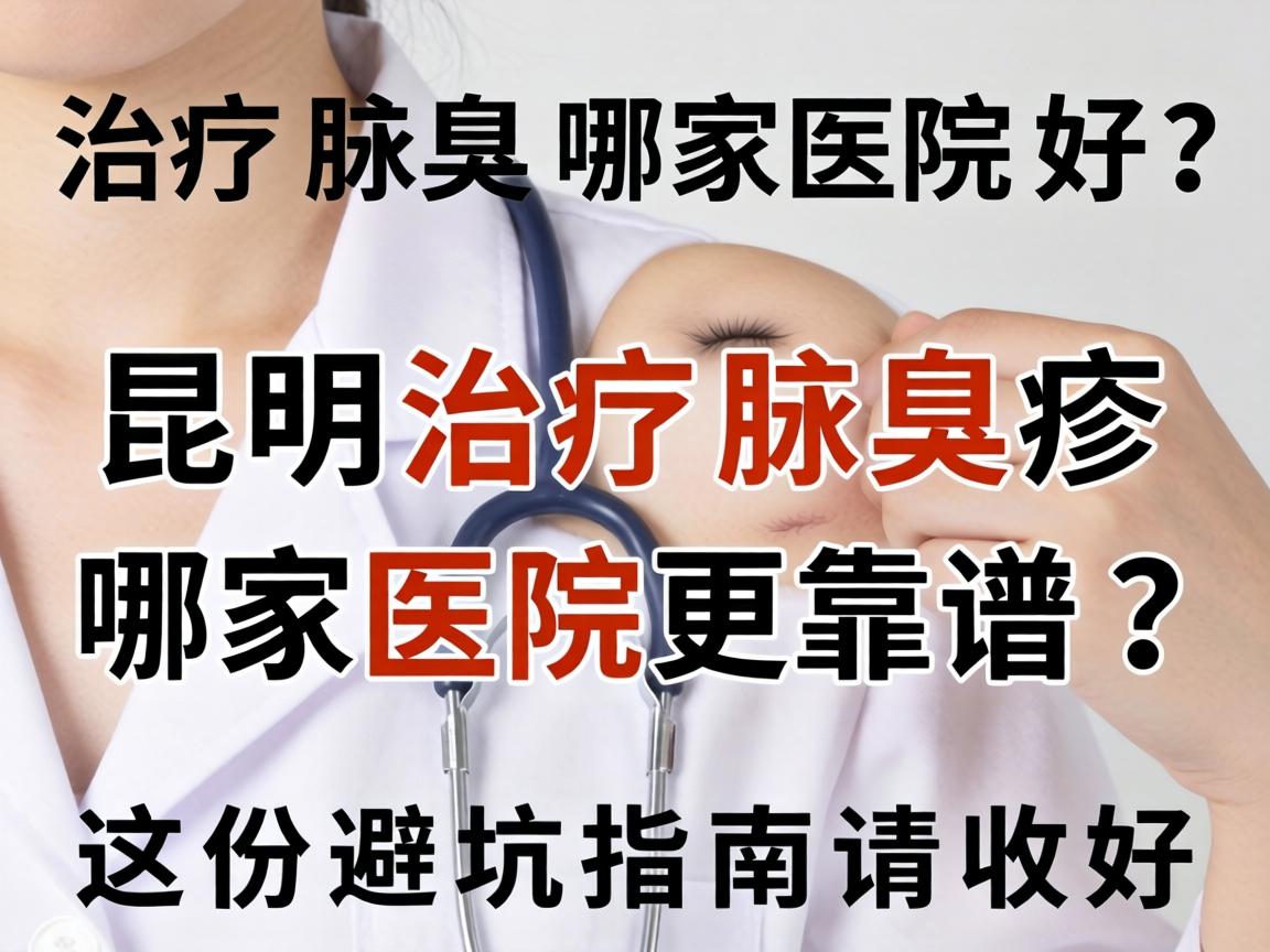 治疗腋臭哪家医院好？昆明治疗腋臭哪家医院更靠谱？这份避坑指南请收好