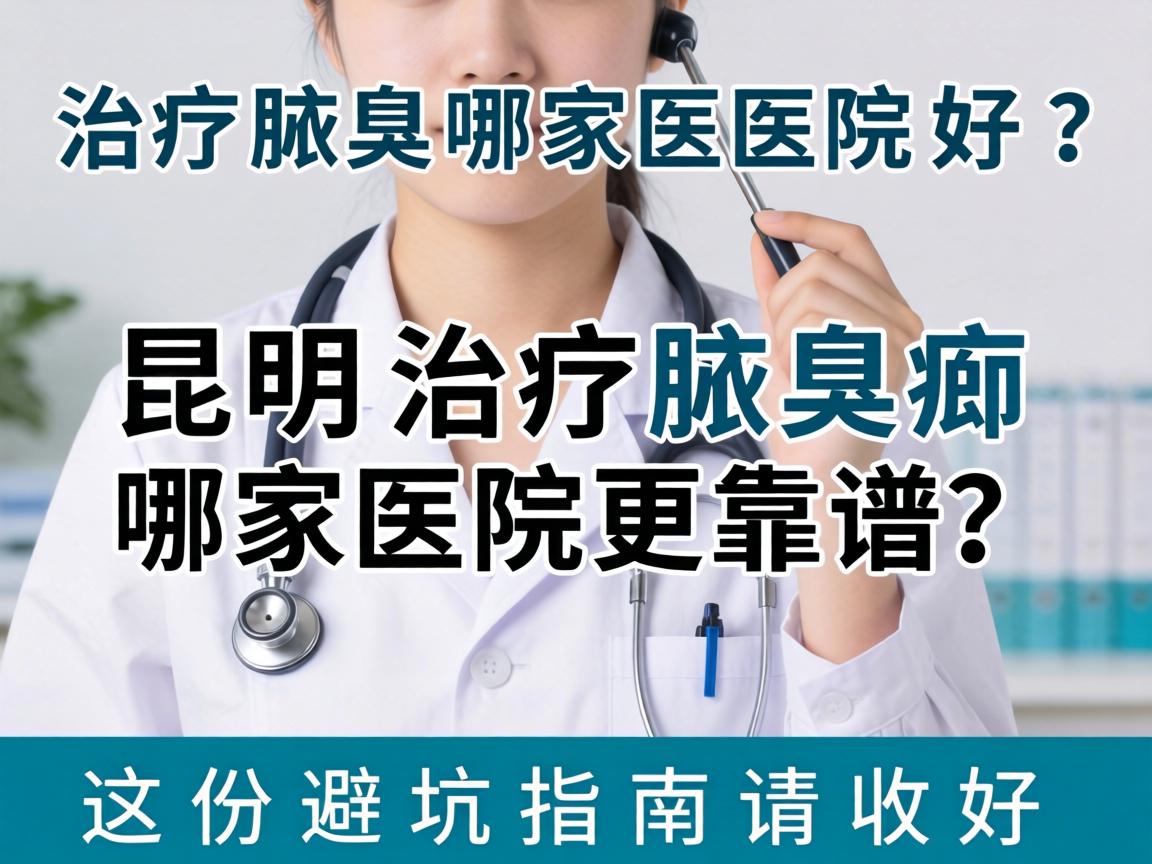 治疗腋臭哪家医院好？昆明治疗腋臭哪家医院更靠谱？这份避坑指南请收好