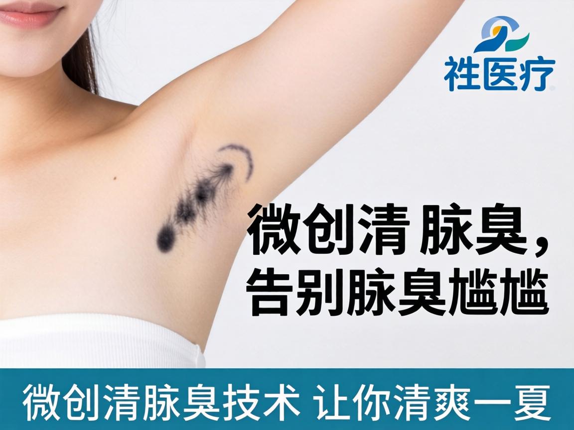 微创清腋臭，告别腋臭尴尬，微创清腋臭技术让你清爽一夏