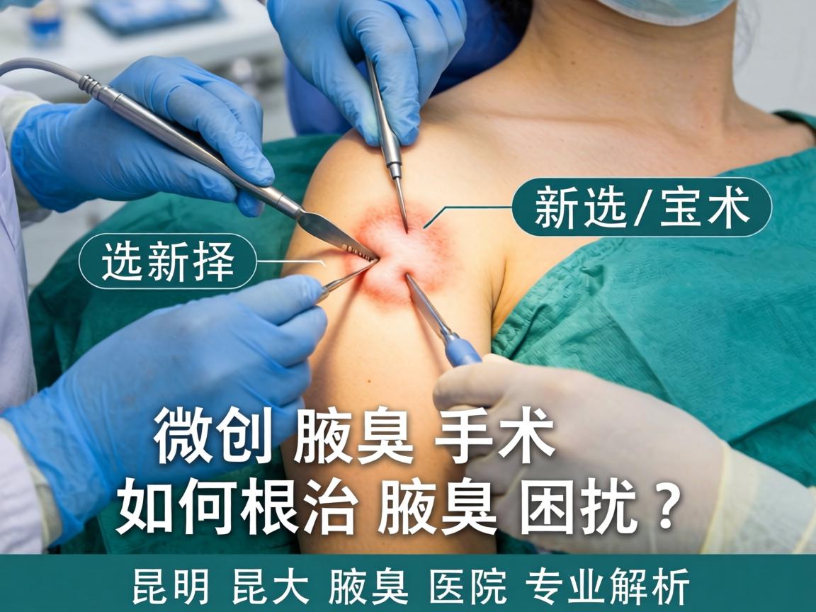 腋臭手术新选择,微创腋臭手术如何根治腋臭困扰?昆明昆大腋臭医院专业解析 腋臭手术新选择,微创腋臭手术如何根治腋臭困扰?昆明昆大腋臭医院专业解析