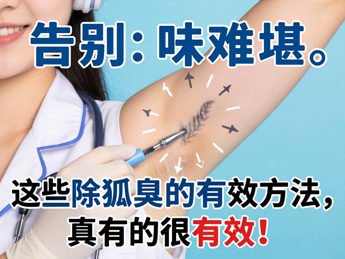 告别味难堪，这些除狐臭的有效方法，真的很有效！