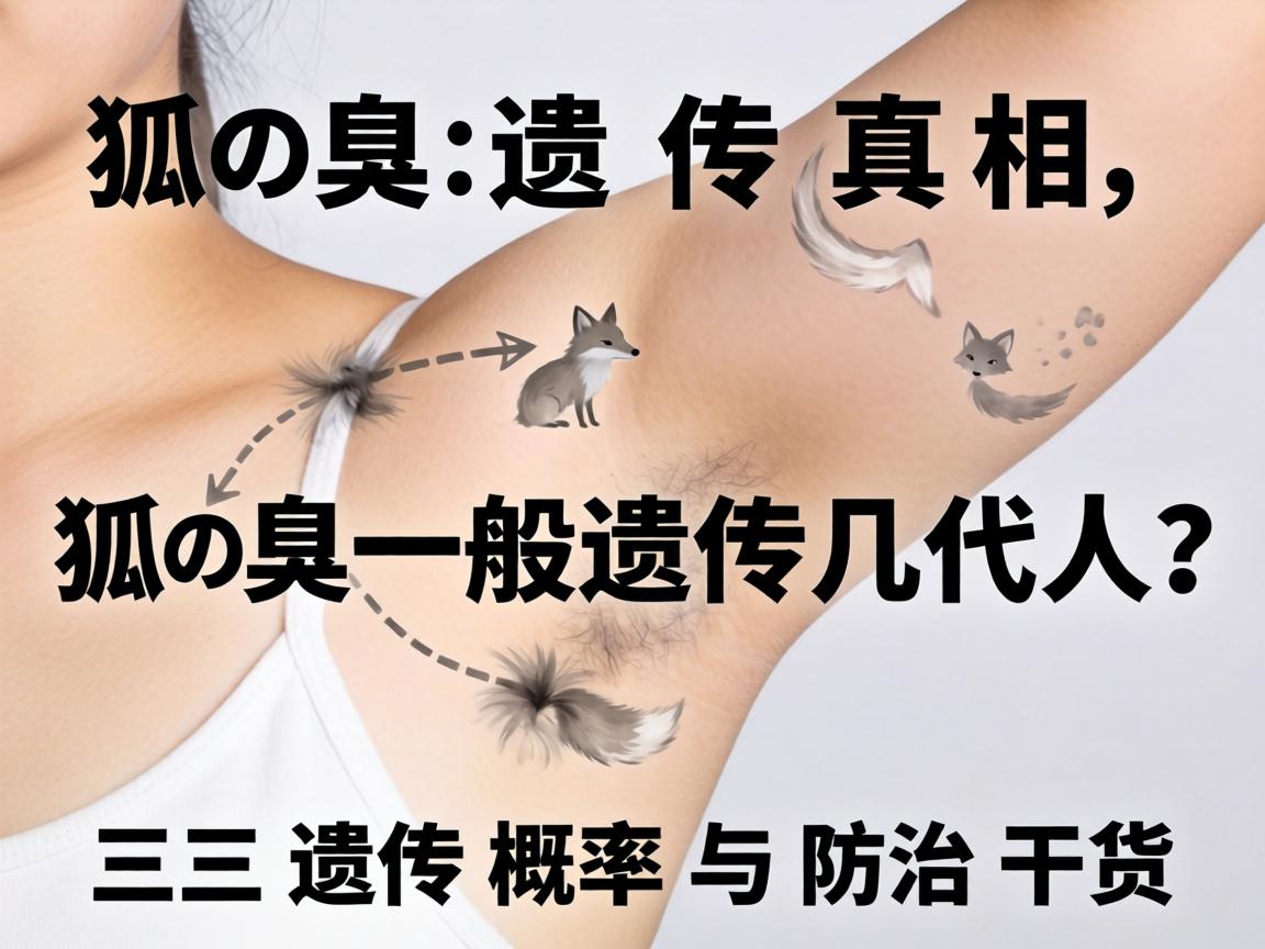 狐臭遗传真相，狐臭一般遗传几代人？解答三代遗传概率与防治干货