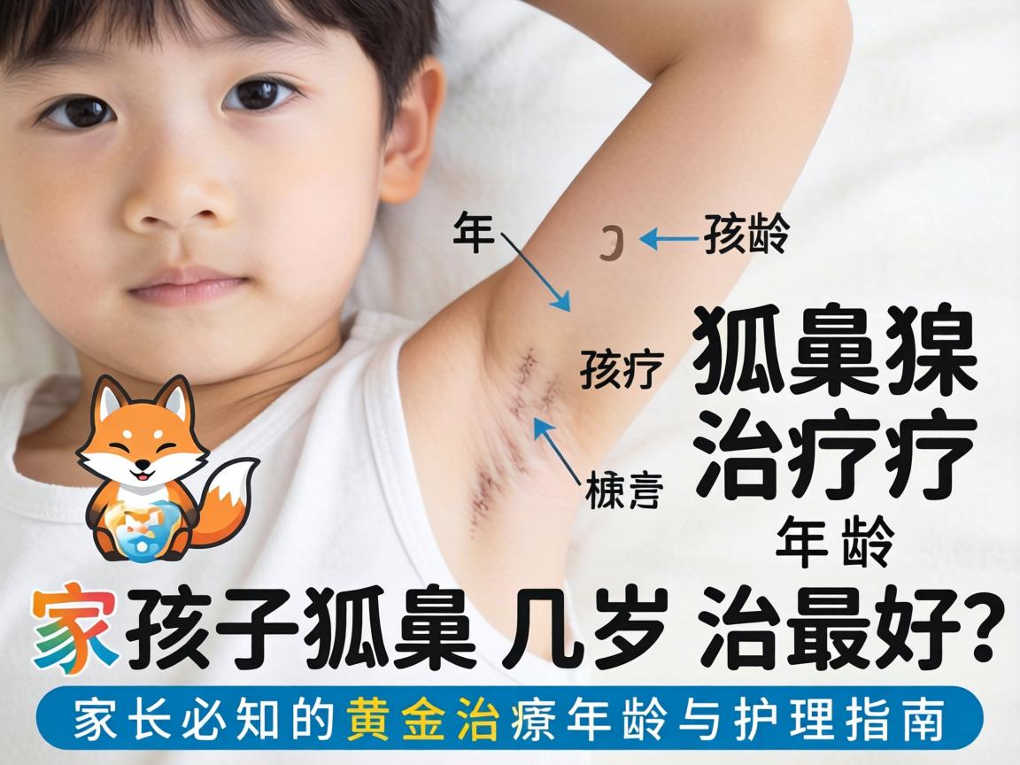 儿童狐臭治疗年龄，孩子狐臭几岁治最好？家长必知的黄金治疗年龄与护理指南