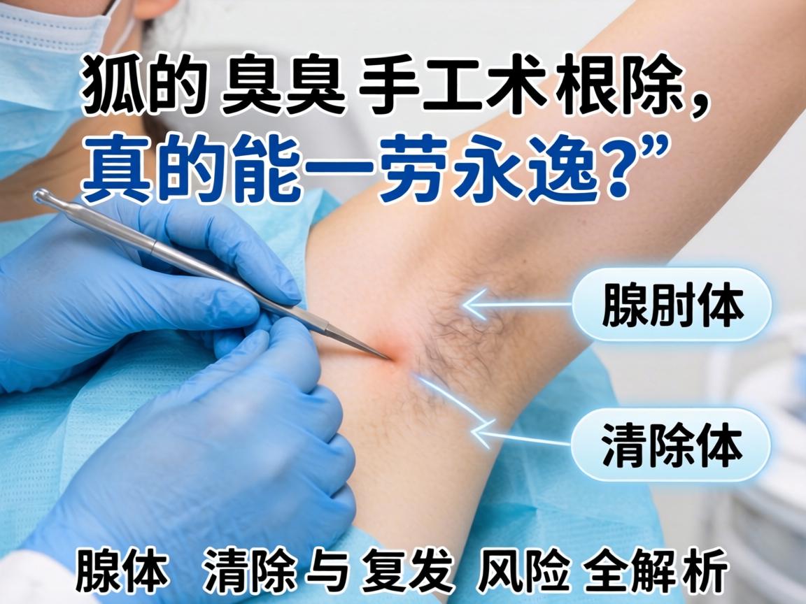 狐臭手术根除，真的能一劳永逸？腺体清除与复发风险全解析