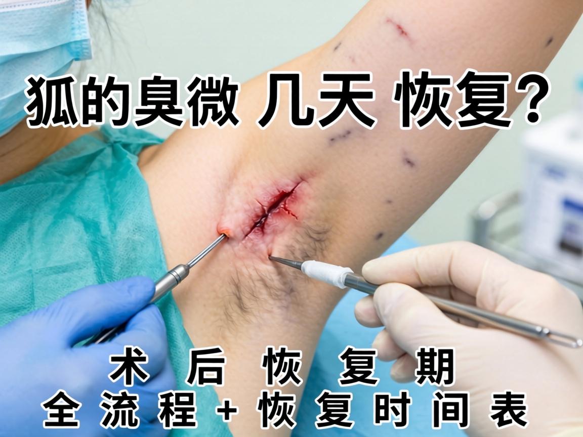 狐臭微创手术几天恢复？术后恢复期全流程+恢复时间表