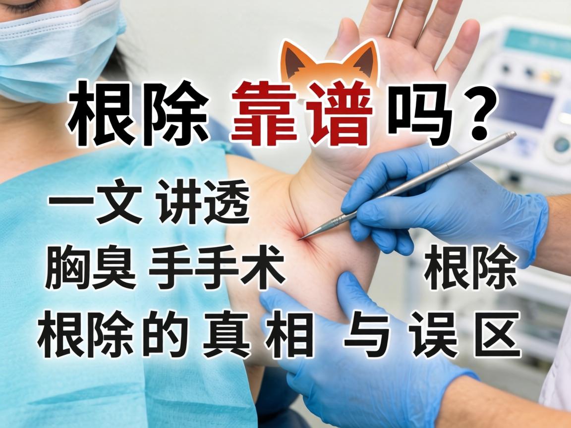 狐臭手术根除靠谱吗？一文讲透腋臭手术根除的真相与误区