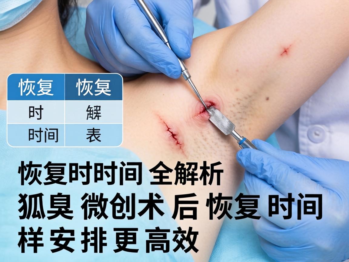狐臭微创手术恢复时间表，恢复时间全解析，狐臭微创术后恢复时间这样安排更高效