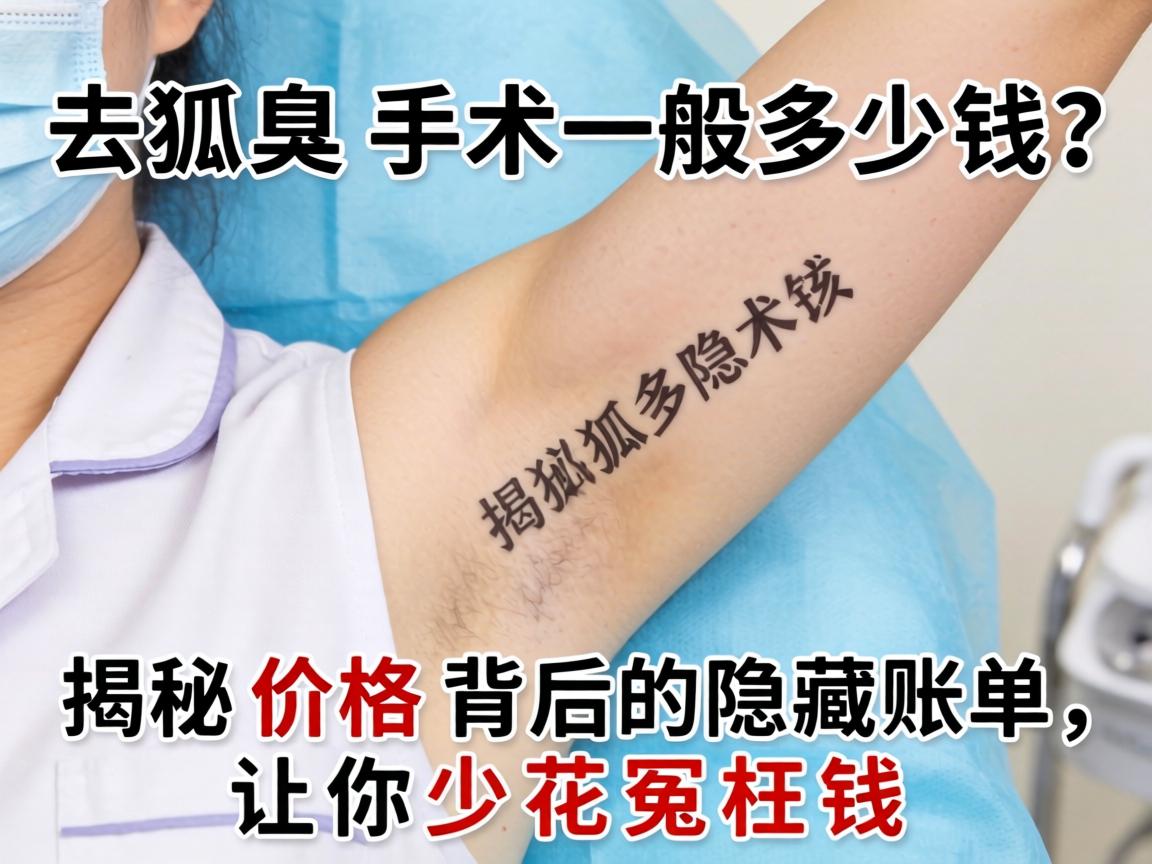 去狐臭手术一般多少钱？揭秘价格背后的隐藏账单，让你少花冤枉钱