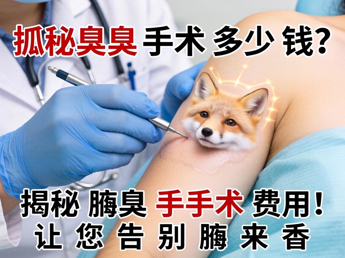 狐臭手术多少钱？揭秘腋臭手术费用，让您告别腋来香