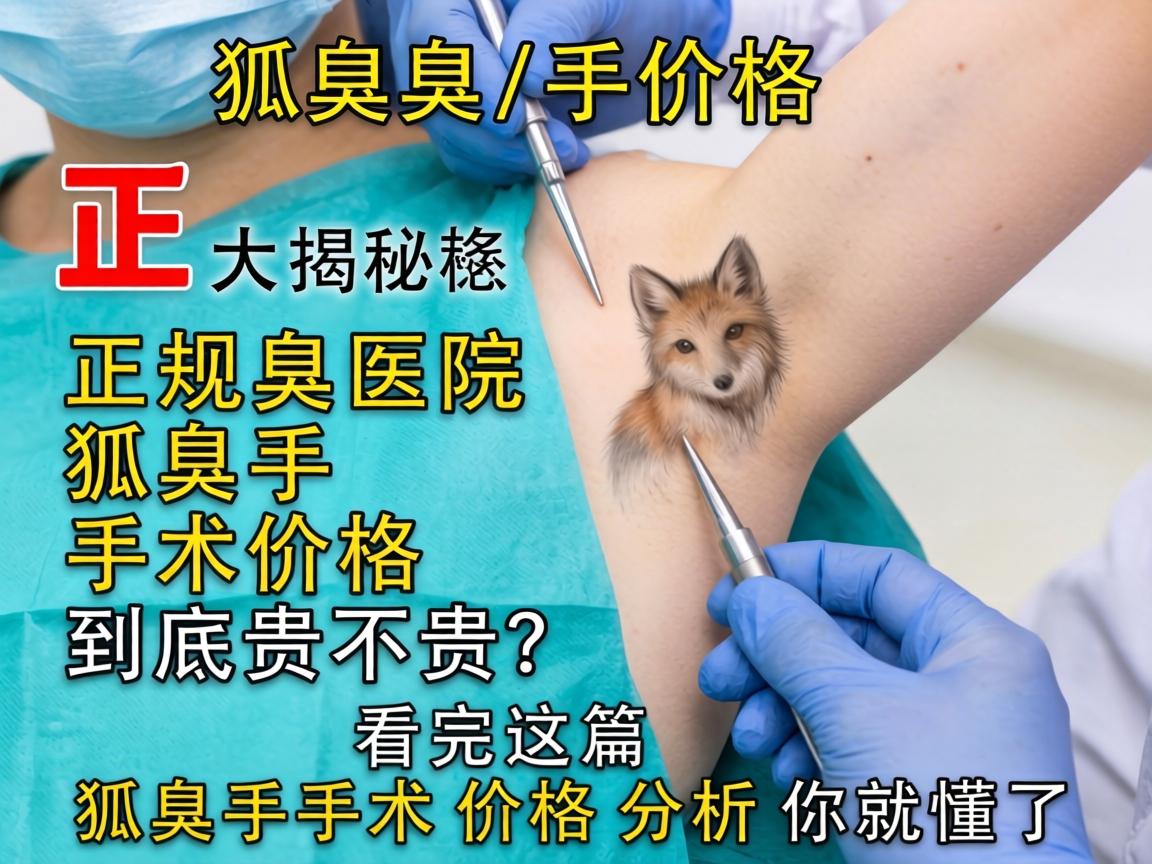 狐臭手术价格大揭秘，正规医院狐臭手术价格到底贵不贵？看完这篇狐臭手术价格分析你就懂了