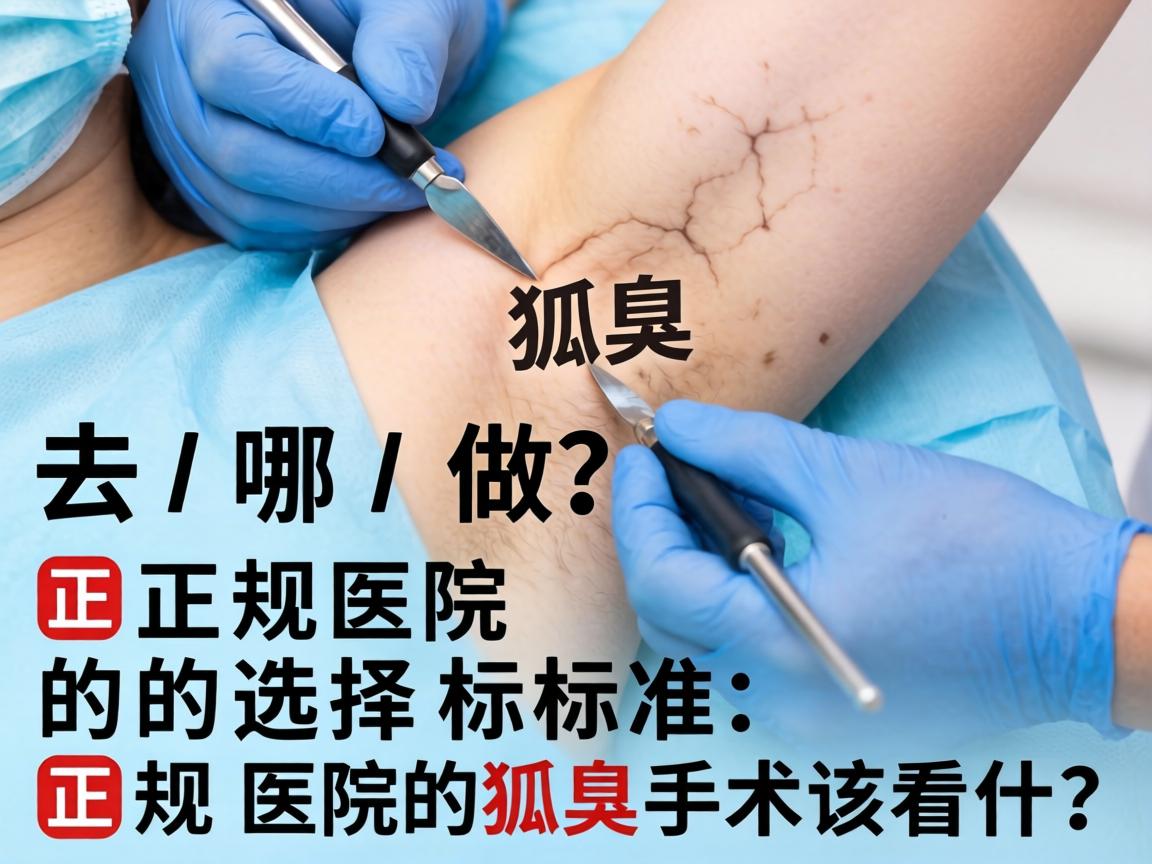 狐臭手术去哪做？正规医院的选择标准，正规医院的狐臭手术该看什么