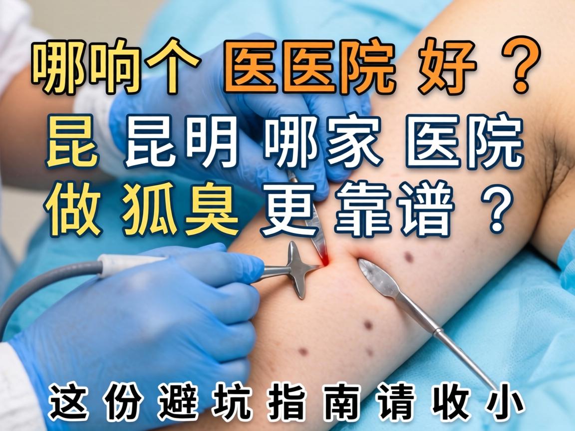 狐臭手术哪个医院好？昆明哪家医院做狐臭更靠谱？这份避坑指南请收好