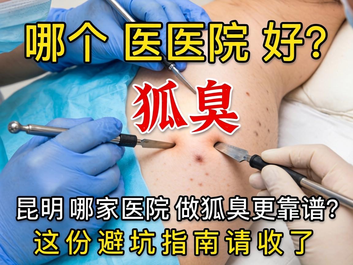 狐臭手术哪个医院好？昆明哪家医院做狐臭更靠谱？这份避坑指南请收好