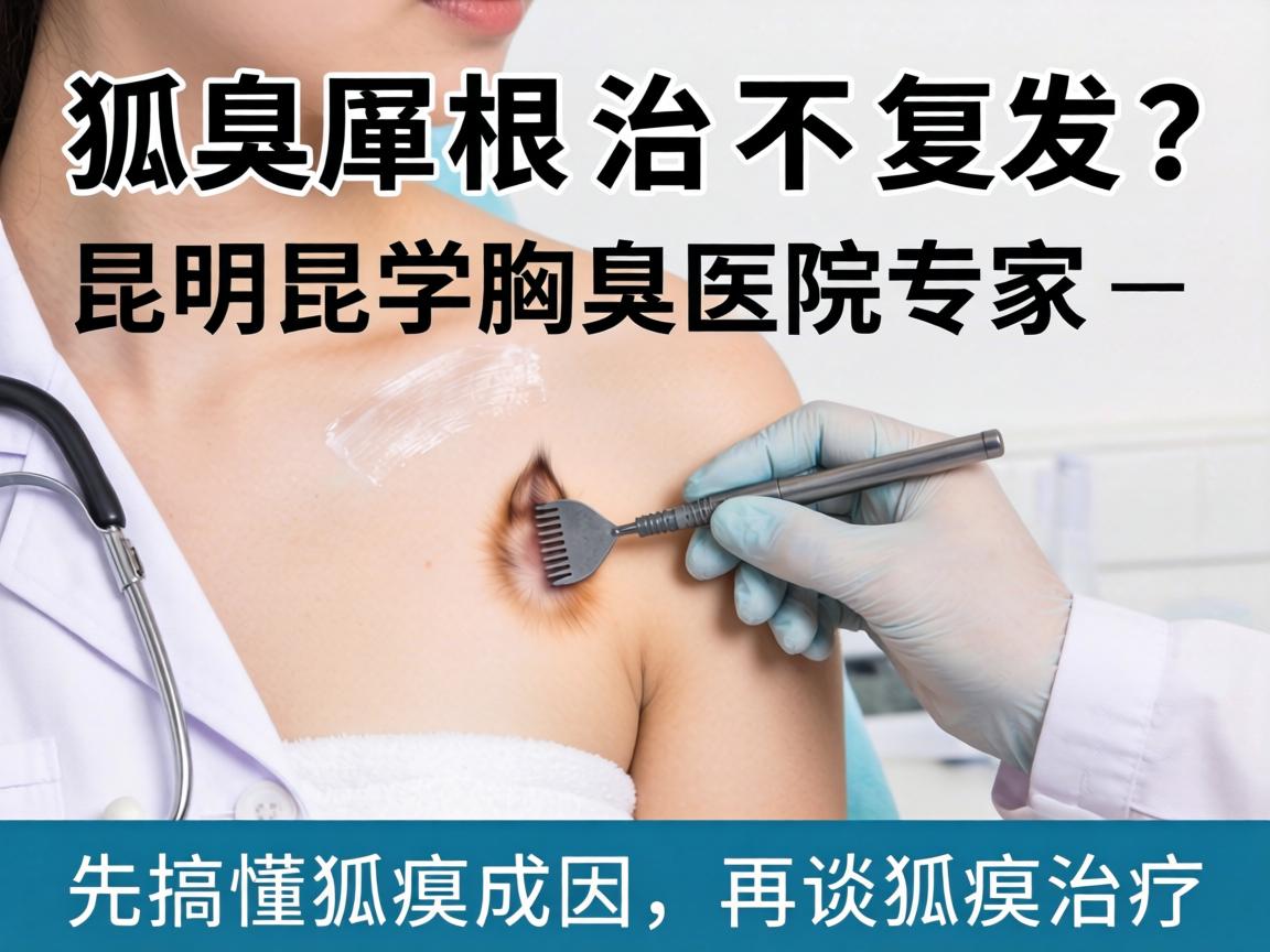 狐臭根治不复发？昆明昆大腋臭医院专家，先搞懂狐臭成因，再谈狐臭治疗