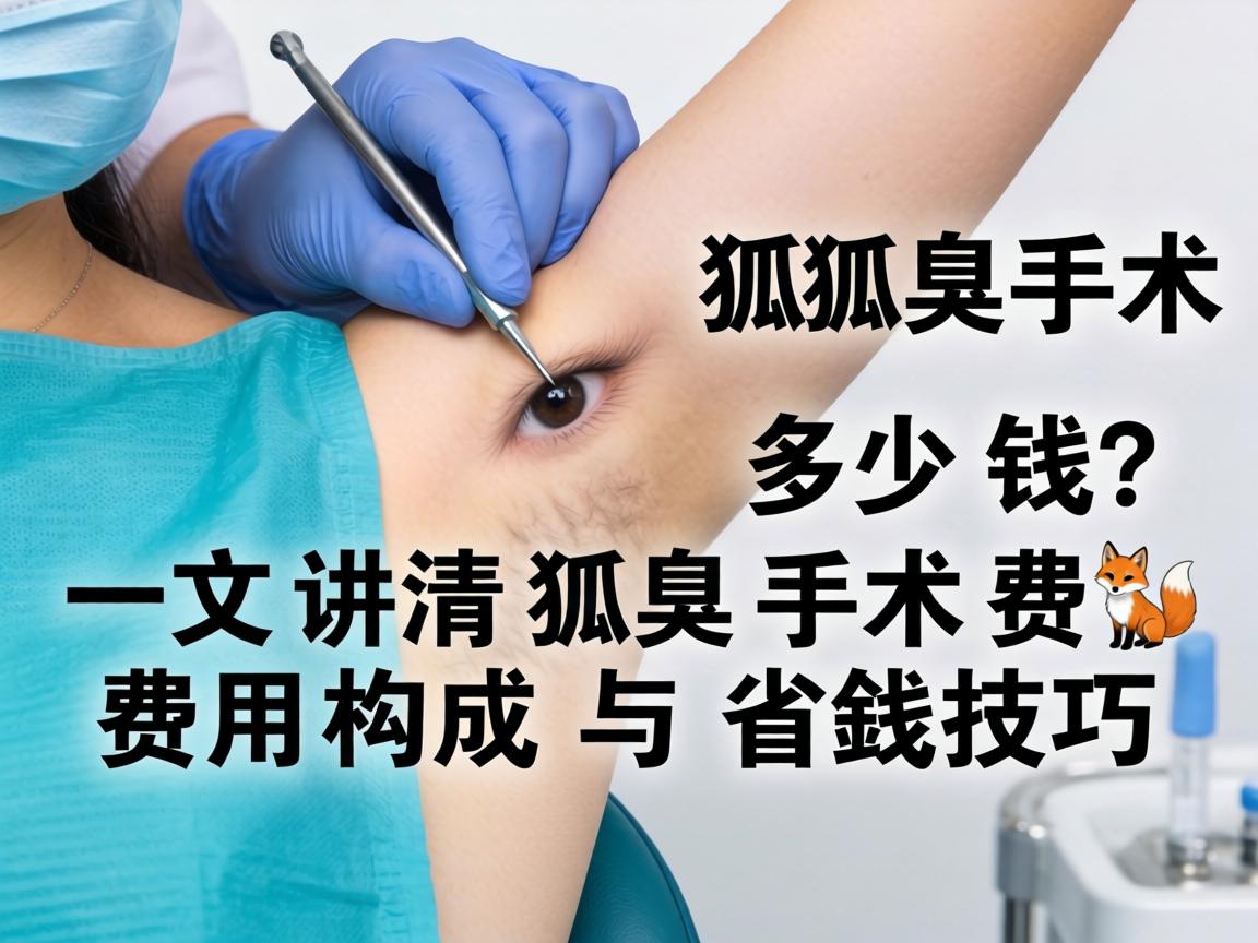 狐臭手术多少钱？一文讲清狐臭手术费用构成与省钱技巧