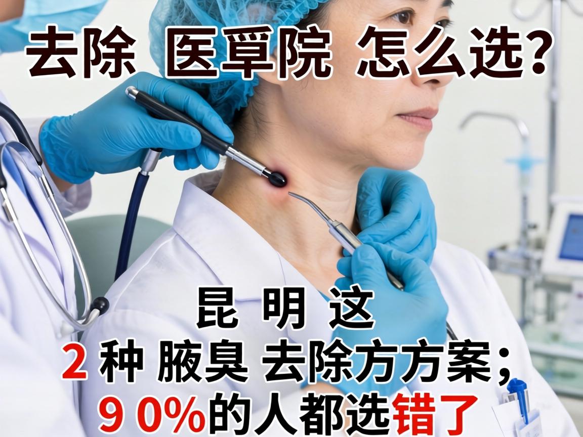腋臭去除医院怎么选？昆明这2种腋臭去除方案，90%的人都选错了