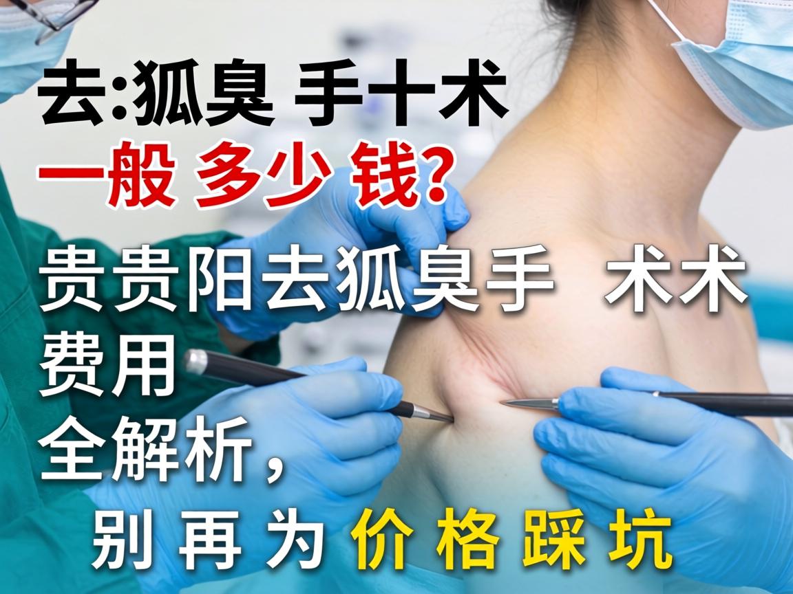 去狐臭手术一般多少钱？贵阳去狐臭手术费用全解析，别再为价格踩坑
