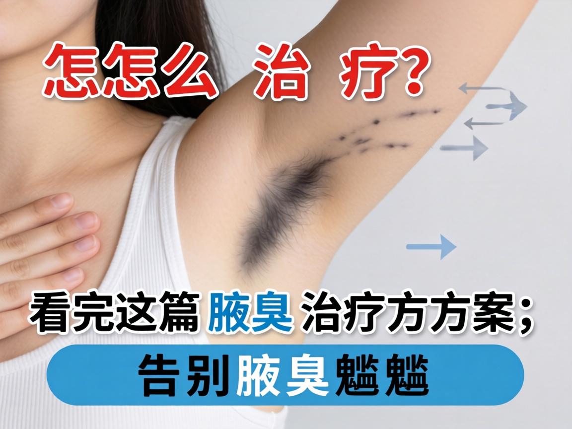 腋臭怎么治疗？看完这篇腋臭治疗方案，告别腋臭尴尬
