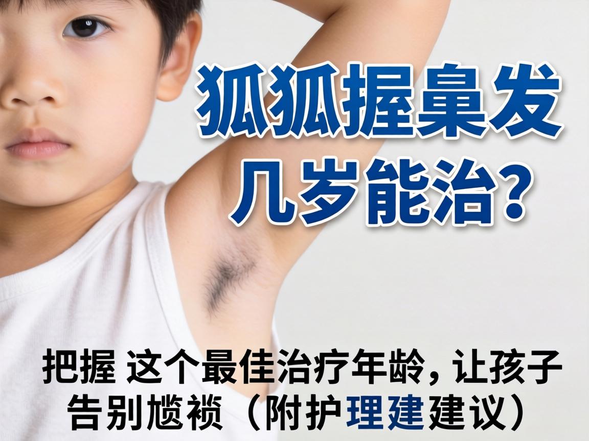 小孩狐臭几岁能治？把握这个最佳治疗年龄，让孩子告别尴尬（附护理建议）