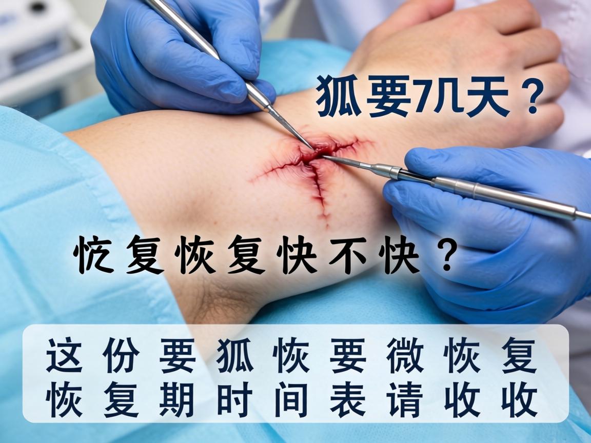 狐臭微创手术恢复期要几天？恢复快不快？这份恢复时间表请收好
