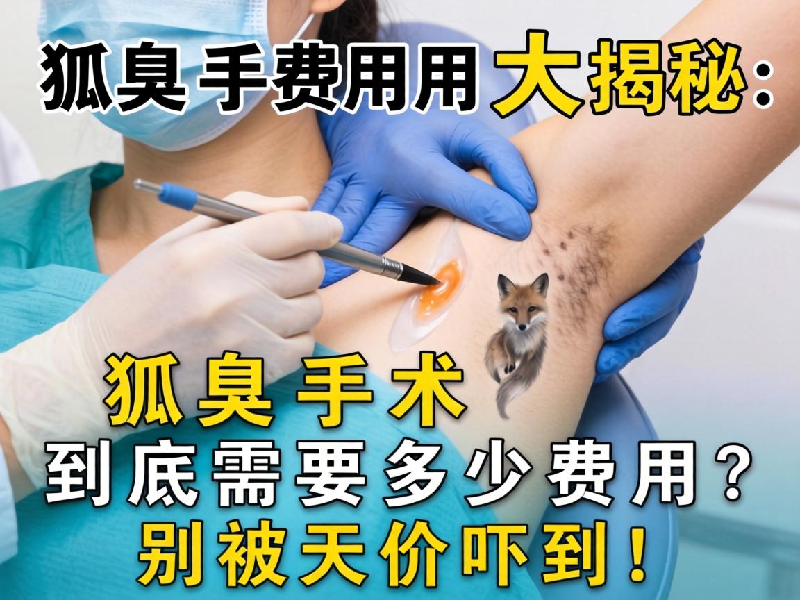 狐臭手术费用大揭秘，狐臭手术到底需要多少费用？别被天价吓到！