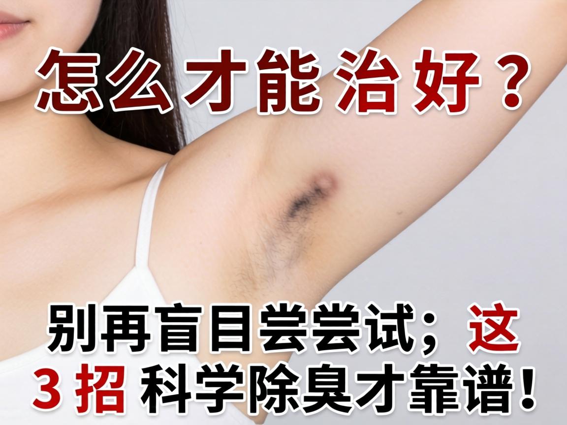 腋臭怎么才能治好？别再盲目尝试，这3招科学除臭才靠谱！