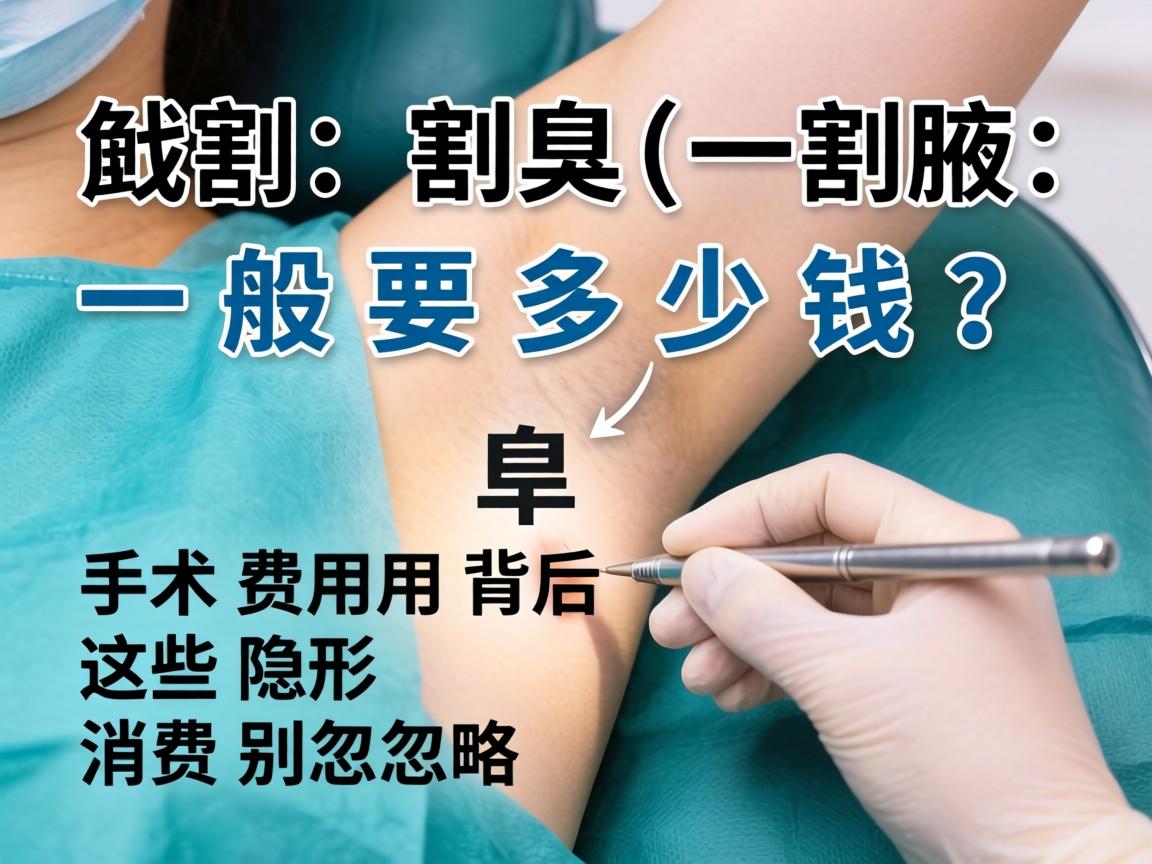 割腋臭一般要多少钱?手术费用背后这些隐形消费别忽略 割腋臭一般要多少钱?手术费用背后这些隐形消费别忽略
