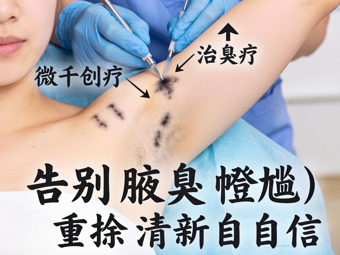 腋臭手术微创治疗，告别腋臭尴尬，重拾清新自信