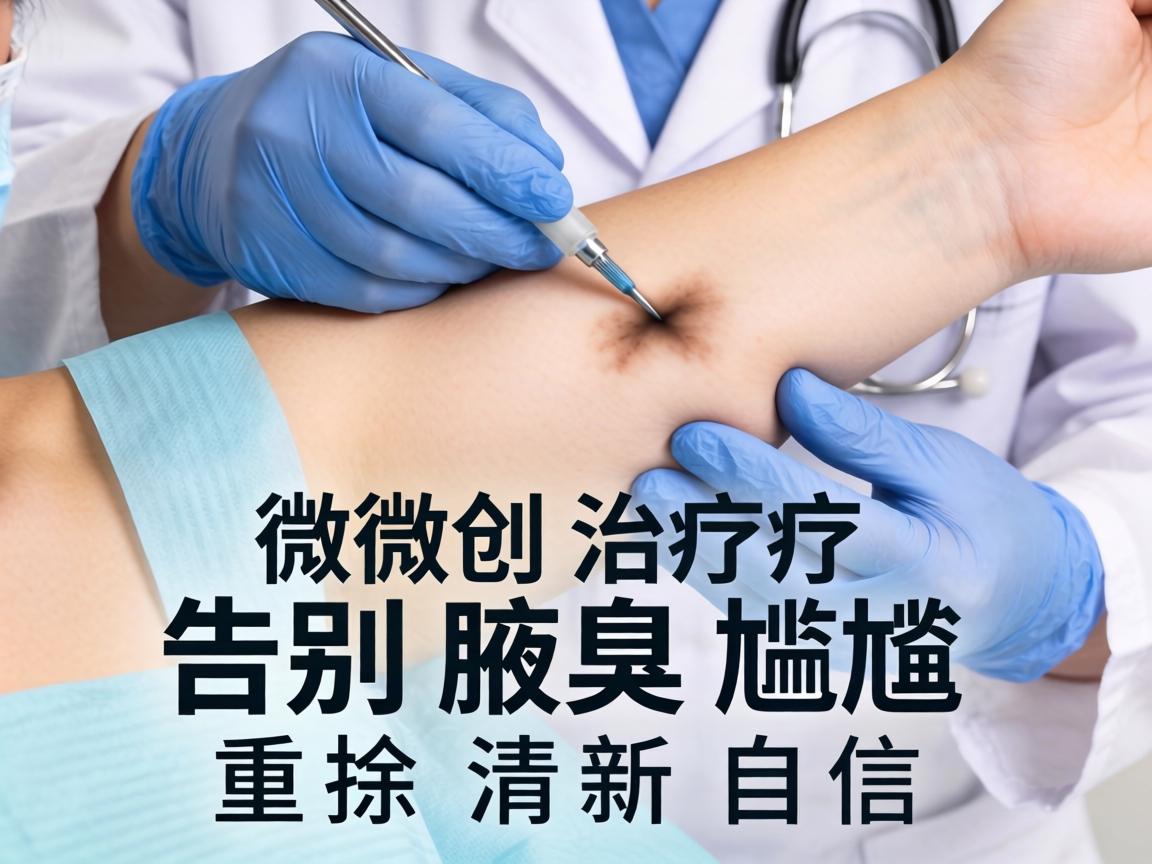 腋臭手术微创治疗，告别腋臭尴尬，重拾清新自信