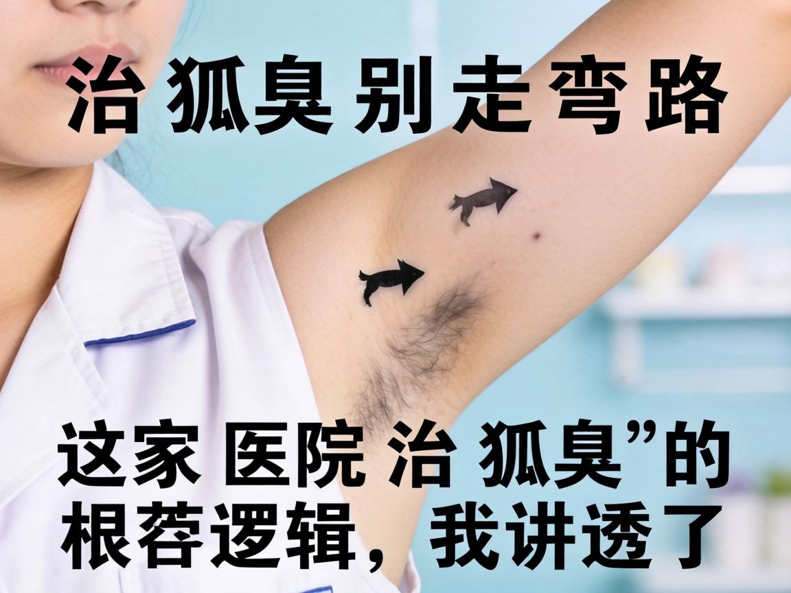 治狐臭别走弯路，这家医院治狐臭的根治逻辑，我讲透了
