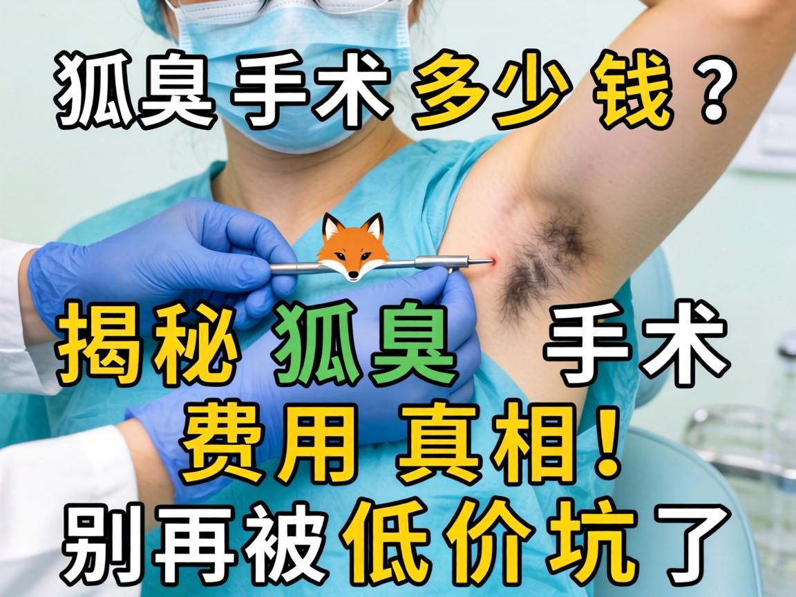 狐臭手术多少钱？揭秘狐臭手术费用真相，别再被低价坑了