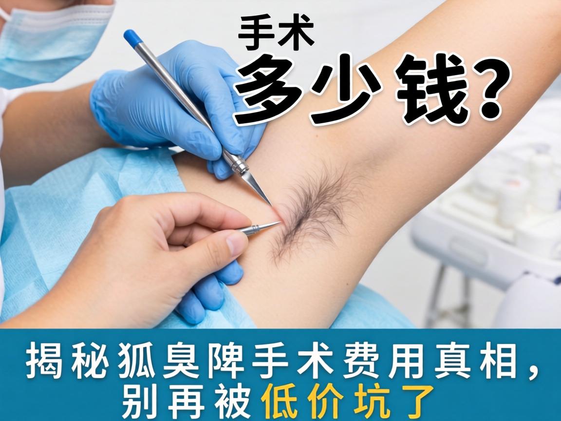 狐臭手术多少钱？揭秘狐臭手术费用真相，别再被低价坑了