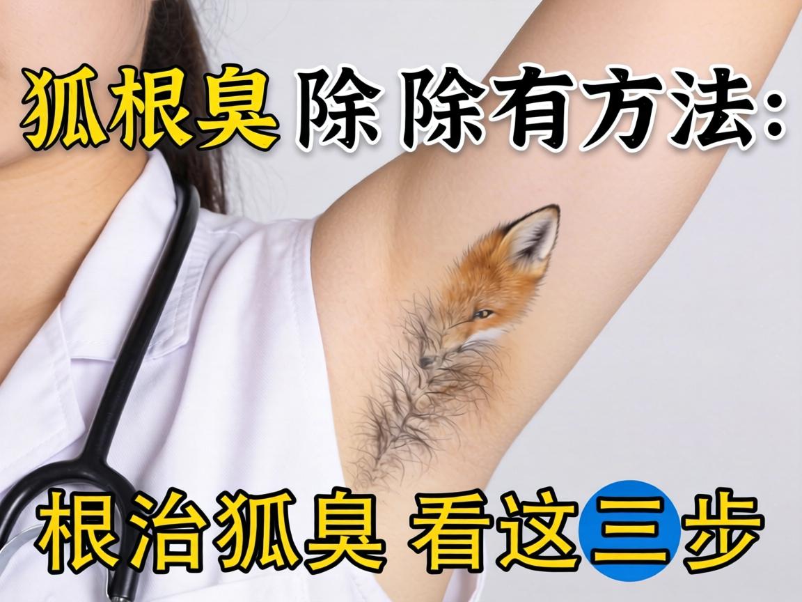 狐臭根除有方法，根治狐臭看这三步