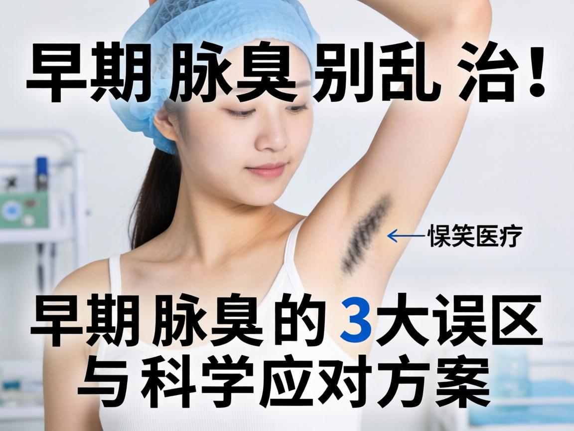 早期腋臭别乱治！早期腋臭的3大误区与科学应对方案