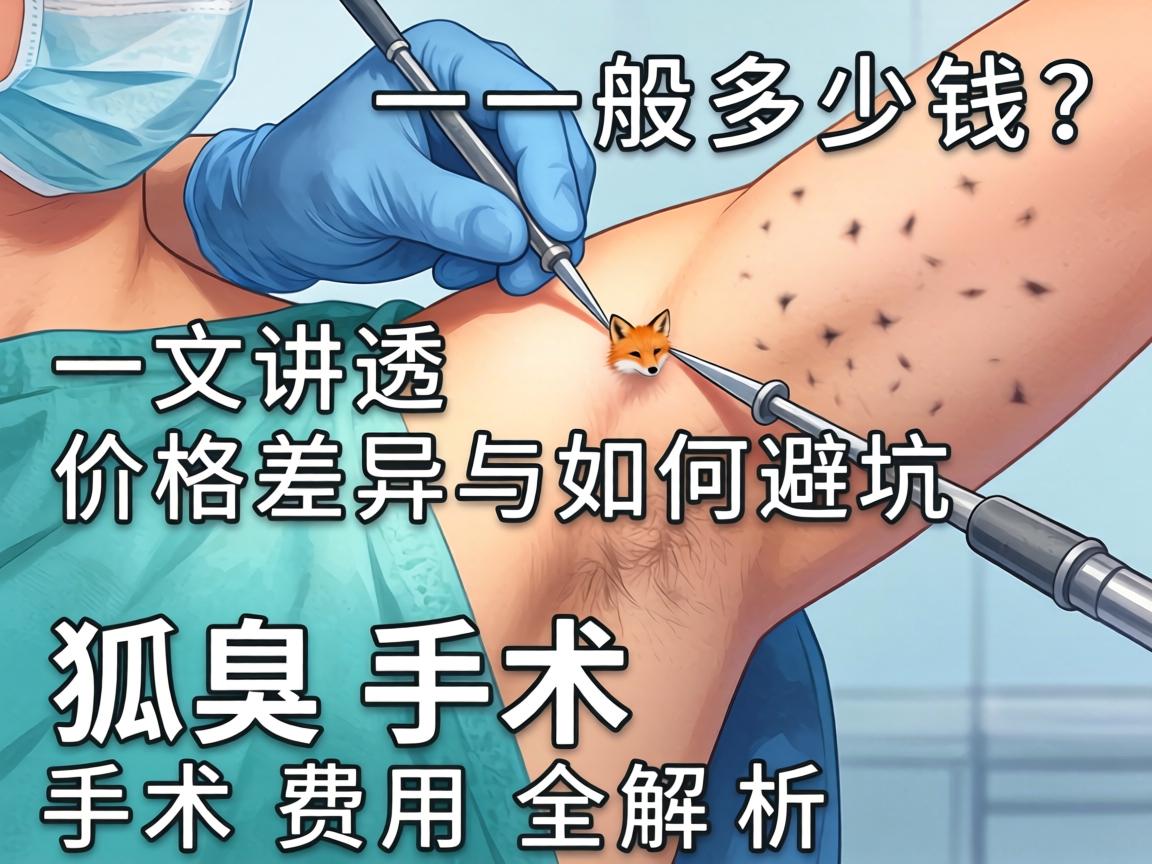 狐臭手术一般多少钱？一文讲透价格差异与如何避坑，狐臭手术费用全解析