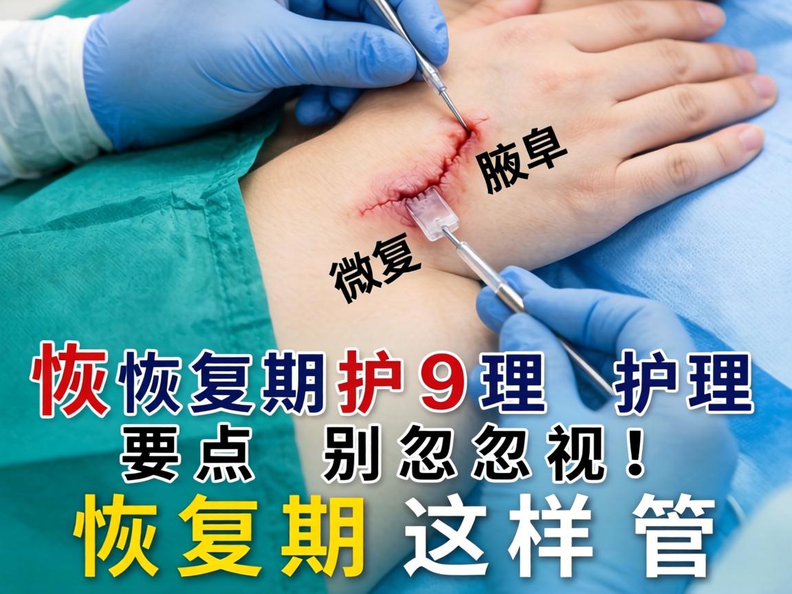 腋臭微创手术恢复期，恢复期护理要点别忽视！恢复期这样管