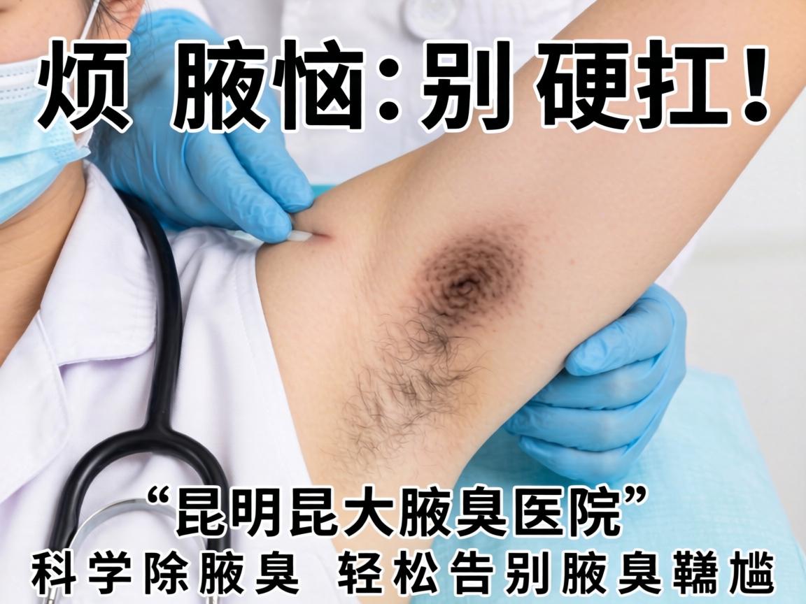 腋臭烦恼别硬扛！昆明昆大腋臭医院，科学除腋臭，轻松告别腋臭尴尬